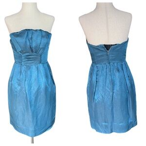 Jill Stuart Silk Strapless Dress